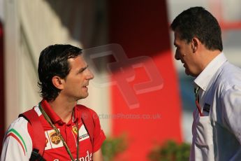 World © Octane Photographic Ltd. Friday 9th May 2014. Circuit de Catalunya - Spain - Formula 1 Paddock. Scuderia Ferrari F14T – Pedro de la Rosa. Digital Ref: