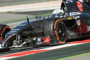 World © Octane Photographic Ltd. Friday 9th May 2014. Circuit de Catalunya - Spain - Formula 1 Practice 1 pitlane. Sauber C33 – Giedo van der Garde - Reserve Driver. Digital Ref: