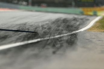 World © Octane Photographic Ltd. Friday 9th May 2014. Circuit de Catalunya - Spain - Formula 1 Practice 2 pitlane exit. Digital Ref: