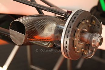 World © Octane Photographic Ltd. Friday 9th May 2014. GP2 Practice – Circuit de Catalunya, Barcelona, Spain. GP2 front brakes. Digital Ref :0927cb7d8665