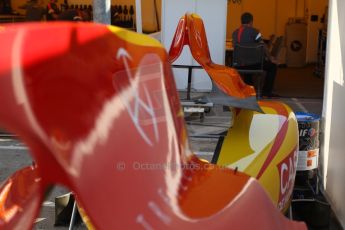 World © Octane Photographic Ltd. Friday 9th May 2014. GP2 Practice – Circuit de Catalunya, Barcelona, Spain. Racing Engineering airbox covers. Digital Ref : 0927cb7d8697