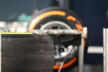 World © Octane Photographic Ltd. Friday 9th May 2014. GP2 Pirelli tyre choice. Digital Ref : 0927cb7d8706