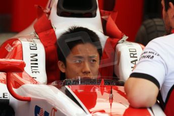 World © Octane Photographic Ltd. Friday 9th May 2014. GP2 Practice – Circuit de Catalunya, Barcelona, Spain. Takuya Izawa - ART Grand Prix. Digotal Ref : 0927cb7d8724