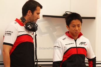 World © Octane Photographic Ltd. Friday 9th May 2014. GP2 Practice – Circuit de Catalunya, Barcelona, Spain. Takuya Izawa - ART Grand Prix. Digotal Ref : 0927cb7d8756