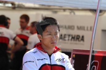 World © Octane Photographic Ltd. Friday 9th May 2014. GP2 Practice – Circuit de Catalunya, Barcelona, Spain. Takuya Izawa - ART Grand Prix. Digotal Ref : 0927cb7d8760