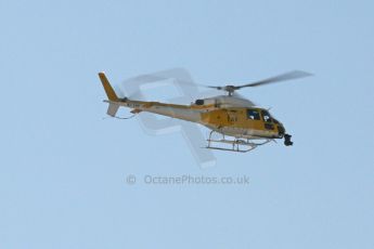 World © Octane Photographic Ltd. Friday 9th May 2014. F1 GP2 GP3 television helicopter. Digital Ref : 0927cb7d8838