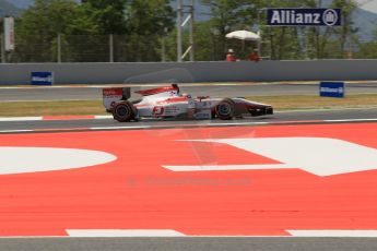 World © Octane Photographic Ltd. Friday 9th May 2014. GP2 Practice – Circuit de Catalunya, Barcelona, Spain. Takuya Izawa - ART Grand Prix. Digital Ref : 0927lb1d3235