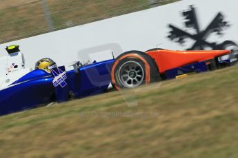 World © Octane Photographic Ltd. Friday 9th May 2014. GP2 Practice – Circuit de Catalunya, Barcelona, Spain. Johnny Cecotto - Trident. Digital Ref : 0927lb1d4528