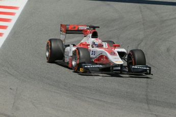 World © Octane Photographic Ltd. Friday 9th May 2014. GP2 Practice – Circuit de Catalunya, Barcelona, Spain. Takuya Izawa - ART Grand Prix. Digital Ref : 0927lb1d4644