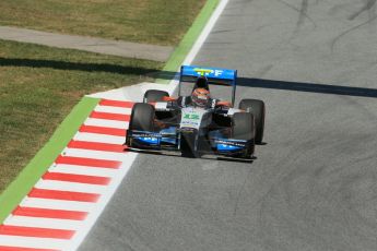 World © Octane Photographic Ltd. Friday 9th May 2014. GP2 Practice – Circuit de Catalunya, Barcelona, Spain. Facu Regalia - Hilmer Motorsport. Digital Ref:0927lb1d4652