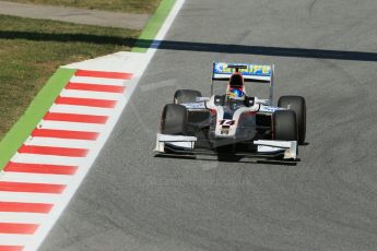 World © Octane Photographic Ltd. Friday 9th May 2014. GP2 Practice – Circuit de Catalunya, Barcelona, Spain. Adrian Quaife-Hobbs - Rapax. Digital Ref : 0927lb1d4659