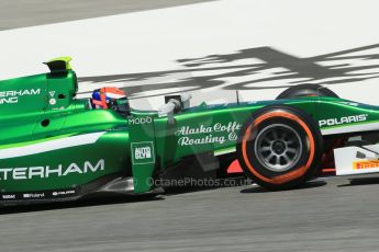 World © Octane Photographic Ltd. Friday 9th May 2014. GP2 Practice – Circuit de Catalunya, Barcelona, Spain. Alexander Rossi - EQ8 Caterham Racing. Digital Ref : 0927lb1d4707