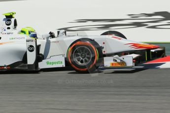 World © Octane Photographic Ltd. Friday 9th May 2014. GP2 Practice – Circuit de Catalunya, Barcelona, Spain. Kimiya Sato - Campos Racing. Digital Ref : 0927lb1d4714