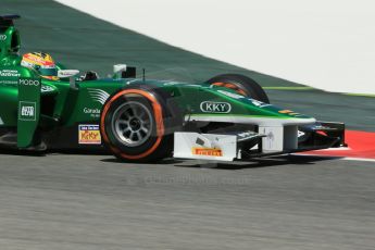 World © Octane Photographic Ltd. Friday 9th May 2014. GP2 Practice – Circuit de Catalunya, Barcelona, Spain. Rio Haryanto - EQ8 Caterham Racing. Digital Ref : 0927lb1d4740