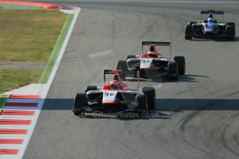 World © Octane Photographic Ltd. Friday 9th May 2014. GP3 Practice  – Circuit de Catalunya, Barcelona, Spain. Dean Stoneman and Patrick Kujala - Marussia Manor Racing. Digital Ref :