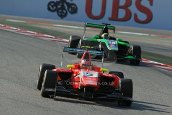 World © Octane Photographic Ltd. Friday 9th May 2014. GP3 Practice – Circuit de Catalunya, Barcelona, Spain. Patric Niederhauser - Arden International and Nick Yelloly - Status Grand Prix. Digital Ref :