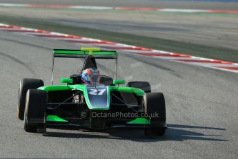 World © Octane Photographic Ltd. Friday 9th May 2014. GP3 Practice  – Circuit de Catalunya, Barcelona, Spain. Richie Stanaway - Status Grand Prix. Digital Ref :