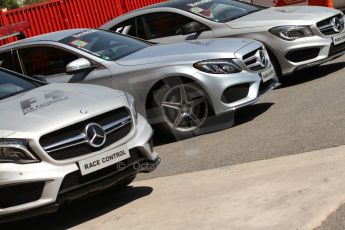 World © Octane Photographic Ltd. Friday 9th May 2014. Circuit de Catalunya – Barcelona, Spain. F1 Practice 1Pitlane - Mercedes Circuit cars. Digital Ref :