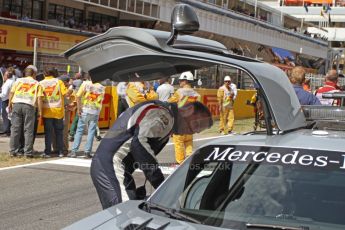 World © Octane Photographic Ltd. Mercedes SLS AMG F1/GP2/GP3 Safety Car - Leon Price (GP2 Safety car observer). Digital Ref : 0939cb7d0098