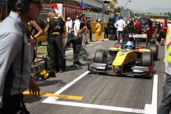 World © Octane Photographic Ltd. Saturday 10th May 2014. GP2 Race 1 – Circuit de Catalunya, Barcelona, Spain. Jolyon Palmer - DAMS – Digital Ref :