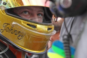 World © Octane Photographic Ltd. Saturday 10th May 2014. GP2 Race 1 Parc Ferme – Circuit de Catalunya, Barcelona, Spain. Johnny Cecotto - Trident (1st). Digital Ref :