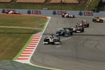 World © Octane Photographic Ltd. Saturday 10th May 2014. GP2 Race 1 – Circuit de Catalunya, Barcelona, Spain. Adrian Quaife-Hobbs - Rapax. Digital Ref :