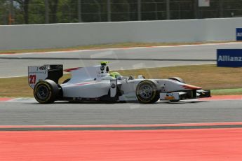 World © Octane Photographic Ltd. Saturday 10th May 2014. GP2 Race 1 – Circuit de Catalunya, Barcelona, Spain. Kimiya Sato - Campos Racing. Digital Ref :