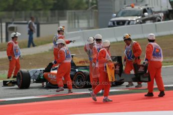 World © Octane Photographic Ltd. Saturday 10th May 2014. GP2 Race 1 – Circuit de Catalunya, Barcelona, Spain. Daniel Abt - Hilmer Motorsport. Digital Ref: