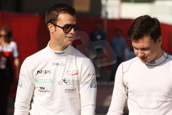 World © Octane Photographic Ltd. Saturday 10th May 2014. GP3 Qualifying – Circuit de Catalunya, Barcelona, Spain. Patric Niederhauser and Robert Visoiu - Arden International. Digital Ref :
