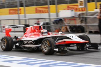 World © Octane Photographic Ltd. Saturday 10th May 2014. GP3 Qualifying – Circuit de Catalunya, Barcelona, Spain. Patrick Kujala - Marussia Manor Racing. Digital Ref :