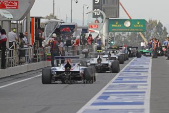 World © Octane Photographic Ltd. Saturday 10th May 2014. GP3 Qualifying – Circuit de Catalunya, Barcelona, Spain. The session goes live. Digital Ref :