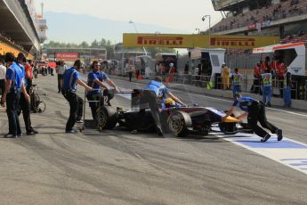 World © Octane Photographic Ltd. Saturday 10th May 2014. GP3 Qualifying – Circuit de Catalunya, Barcelona, Spain. Luis Sa Silva - Carlin. Digital Ref :