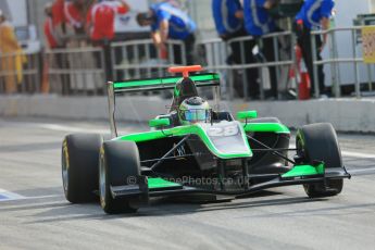 World © Octane Photographic Ltd. Saturday 10th May 2014. GP3 Qualifying – Circuit de Catalunya, Barcelona, Spain. Alfonso Celis jr - Status Grand Prix. Digital Ref :