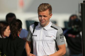 World © Octane Photographic Ltd. Saturday 10th May 2014. Circuit de Catalunya - Spain - Formula 1 Paddock. McLaren Mercedes MP4/29 – Kevin Magnussen. Digital Ref: