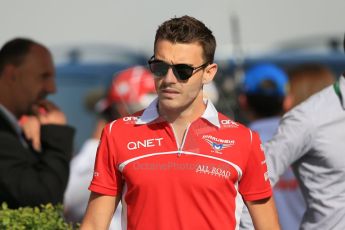 World © Octane Photographic Ltd. Saturday 10th May 2014. Circuit de Catalunya - Spain - Formula 1 Paddock. Marussia F1 Team MR03 - Jules Bianchi. Digital Ref: 0933lb1d6490