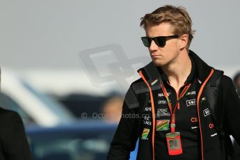 World © Octane Photographic Ltd. Saturday 10th May 2014. Circuit de Catalunya - Spain - Formula 1 Paddock. Sahara Force India VJM07 – Nico Hulkenburg. Digital Ref : 0933lb1d6521