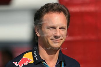 World © Octane Photographic Ltd. Saturday 10th May 2014. Circuit de Catalunya - Spain - Formula 1 Practice 3. Infiniti Red Bull Racing RB10 - Christian Horner. Digital Ref: 0933lb1d6566