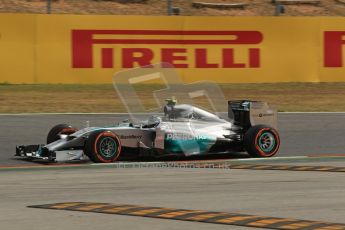 World © Octane Photographic Ltd. Saturday 10th May 2014. Circuit de Catalunya - Spain - Formula 1 Practice 3. Mercedes AMG Petronas F1 W05 Hybrid – Lewis Hamilton. Digital Ref: 0935lb1d3486
