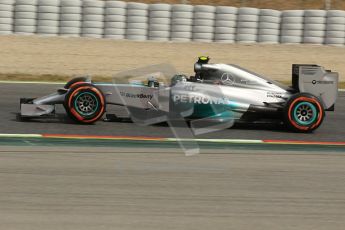 World © Octane Photographic Ltd. Saturday 10th May 2014. Circuit de Catalunya - Spain - Formula 1 Practice 3. Mercedes AMG Petronas F1 W05 Hybrid – Lewis Hamilton. Digital Ref: 0935lb1d3493