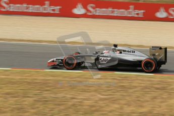 World © Octane Photographic Ltd. Saturday 10th May 2014. Circuit de Catalunya - Spain - Formula 1 Practice 3. McLaren Mercedes MP4/29 - Jenson Button. Digital Ref: 0935lb1d3625