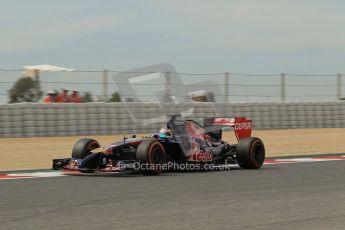 World © Octane Photographic Ltd. Saturday 10th May 2014. Circuit de Catalunya - Spain - Formula 1 Practice 3. Scuderia Toro Rosso STR9 - Jean-Eric Vergne. Digital Ref: 0935lb1d3707