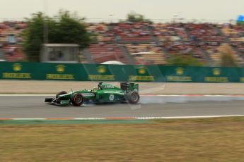 World © Octane Photographic Ltd. Saturday 10th May 2014. Circuit de Catalunya - Spain - Formula 1 Practice 3. Caterham F1 Team CT05 – Kamui Kobayashi. Digital Ref: 0935lb1d3774