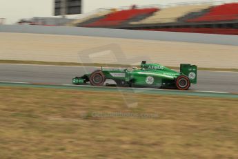 World © Octane Photographic Ltd. Saturday 10th May 2014. Circuit de Catalunya - Spain - Formula 1 Practice 3. Caterham F1 Team CT05 – Kamui Kobayashi. Digital Ref: 0935lb1d3781