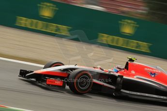 World © Octane Photographic Ltd. Saturday 10th May 2014. Circuit de Catalunya - Spain - Formula 1 Practice 3. Marussia F1 Team MR03 - Max Chilton. Digital Ref: 0935lb1d3865