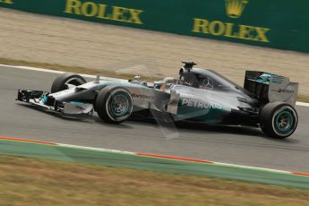 World © Octane Photographic Ltd. Saturday 10th May 2014. Circuit de Catalunya - Spain - Formula 1 Practice 3. Mercedes AMG Petronas F1 W05 Hybrid - Nico Rosberg. Digital Ref: 0935lb1d3884