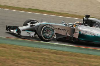 World © Octane Photographic Ltd. Saturday 10th May 2014. Circuit de Catalunya - Spain - Formula 1 Practice 3. Mercedes AMG Petronas F1 W05 Hybrid - Nico Rosberg. Digital Ref: 0935lb1d3889