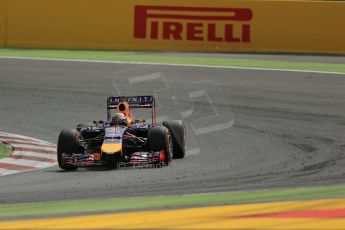 World © Octane Photographic Ltd. Saturday 10th May 2014. Circuit de Catalunya - Spain - Formula 1 Practice 3. Infiniti Red Bull Racing RB10 - Sebastian Vettel. Digital Ref: 0935lb1d7164