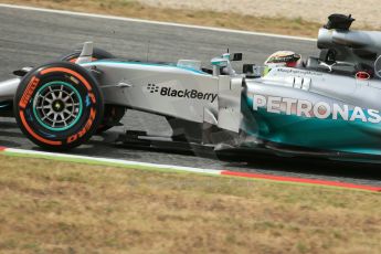 World © Octane Photographic Ltd. Saturday 10th May 2014. Circuit de Catalunya - Spain - Formula 1 Practice 3. Mercedes AMG Petronas F1 W05 Hybrid - Nico Rosberg. Digital Ref: 0935lb1d7198