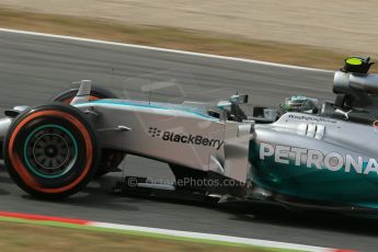 World © Octane Photographic Ltd. Saturday 10th May 2014. Circuit de Catalunya - Spain - Formula 1 Practice 3. Mercedes AMG Petronas F1 W05 Hybrid – Lewis Hamilton. Digital Ref: 0935lb1d7244