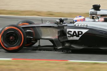 World © Octane Photographic Ltd. Saturday 10th May 2014. Circuit de Catalunya - Spain - Formula 1 Practice 3. McLaren Mercedes MP4/29 - Jenson Button. Digital Ref: 0935lb1d7251